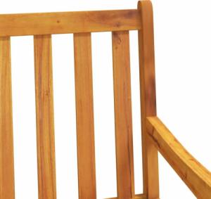 vidaXL Krzesła ogrodowe, 2 szt., lite drewno akacjowe 7