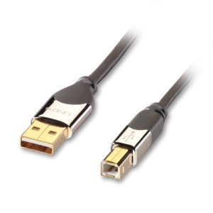 Kabel USB Lindy USB 2.0 Typ A/B CROMO 7,5m - 41585 1