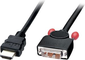 Kabel Lindy HDMI - DVI-D 1m czarny (36581) 1
