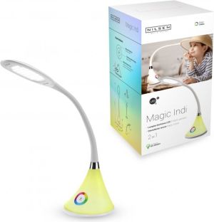 Lampka biurkowa NILSEN Magic Indi, biała (XS001) 1