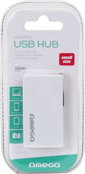 HUB USB Omega 4x USB-A  (OUH24BBW) 3