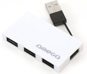 HUB USB Omega 4x USB-A  (OUH24BBW) 1