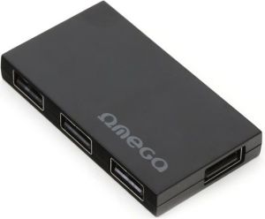 HUB USB Omega 4x USB-A  (OUH24BB) 4