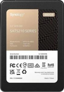 Dysk serwerowy Synology SAT5210 480GB 2.5'' SATA III (6 Gb/s)  (SAT5210-480G) 1