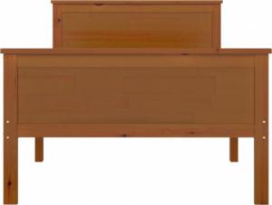 vidaXL Rama łóżka, miodowy brąz, lite drewno sosnowe, 100 x 200 cm 4