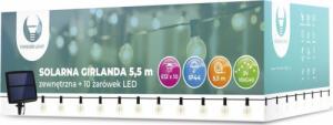 Forever TelForceOne Girlanda świetlna 5,5m zewnętrzna + 10 żarówek G40 solarna IP44 1