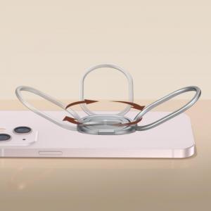 Baseus Baseus Rails Uchwyt na palec do telefonu Srebrny 2