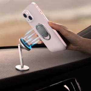 Baseus Baseus Rails Uchwyt na palec do telefonu Srebrny 3