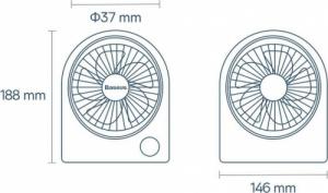 Wentylator Baseus Serenity Fan Pro 5