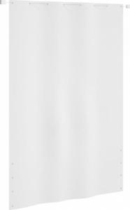 vidaXL vidaXL Parawan balkonowy, biały, 160x240 cm, tkanina Oxford 1