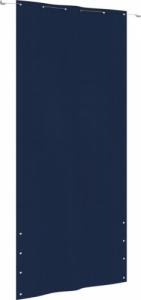 vidaXL vidaXL Parawan balkonowy, niebieski, 120x240 cm, tkanina Oxford 1