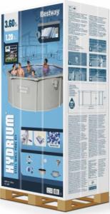 Bestway Basen Panelowy 12FT 360x120 cm HYDRIUM Pompa Piaskowa 6