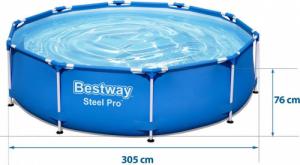 Bestway Basen stelażowy 366x76 cm 1w1 4