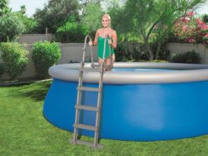 Bestway Bestway Bezpieczna DRABINKA do basenu 122cm 58331 9