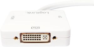 Adapter AV LogiLink DisplayPort Mini - DisplayPort - HDMI - DVI-I biały (CV0045A) 4