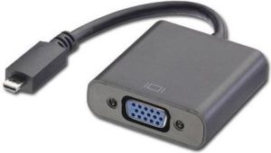 Adapter AV Lindy HDMI Micro - D-Sub (VGA) czarny (38193) 1