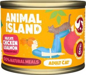 Animal Island Animal Island Kurczak Łosoś mokra karma kot 200g 1