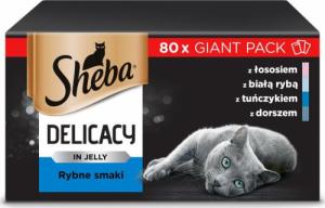 Sheba Sheba Delicacy Rybne Smaki w galaretce 80x85g 1