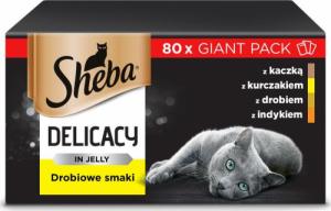 Sheba Sheba Delicacy Drobiowe Smaki w galaretce 80x85g 1