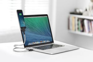 Kabel USB Fuse Chicken Bobine Auto, stalowy kabel Lightning z funkcją uchwytu samochodowego 1m 6