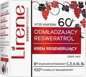 Lirene LIRENE_Odmładzający Resweratrol krem regenerujący do twarzy 60+ na dzień i na noc 50ml 1