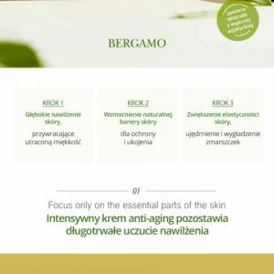 Bergamo Essential Intensive Cream ujędrniający krem do twarzy Cica 50g 3