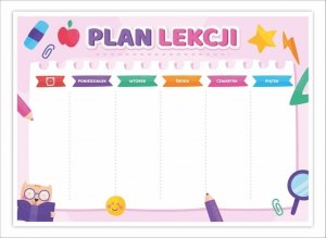 LearnHow Plan lekcji A5 Kotek - różowy 5szt 1