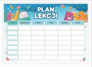 LearnHow Plan lekcji A5 - przybory szkolne 10szt 1