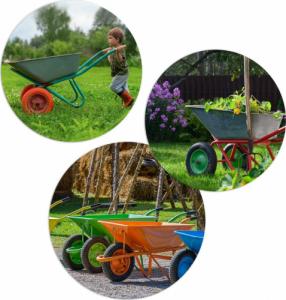 Humberg Koło do taczki bezdętkowe 3.00-4 czarno-srebrne Humberg 4