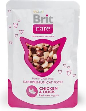 Brit Care Cat Chicken & Duck Pouch 80g 1