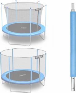 Neo-Sport Słupek dolny do trampoliny z siatką zewnętrzną i wewnętrzną 6 ft niebieski Neo-Sport 1