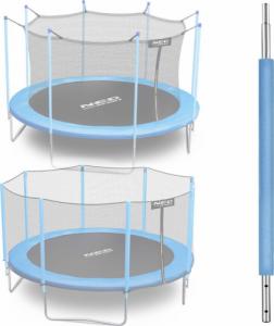 Neo-Sport Słupek dolny do trampoliny z siatką zewnętrzną i wewnętrzną 8-15 ft niebieski Neo-Sport 1