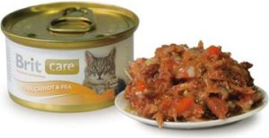 Brit Care Cat Tuna, Carrot & Pea 80g 1