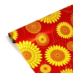 Papier ozdobny, kwiaty, 70x300cm, 1 szt. 2