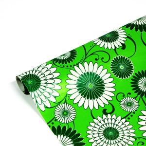 Papier ozdobny, kwiaty, 70x300cm, 1 szt. 3