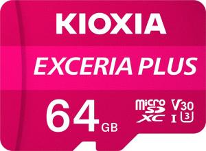 Karta Kioxia Exceria Plus MicroSDXC 64 GB Class 10 UHS-I/U3 A1 V30 (LMPL1M064GG2) 1