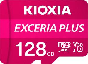 Karta Kioxia Exceria Plus MicroSDXC 128 GB Class 10 UHS-I/U3 A1 V30 (LMPL1M128GG2) 1