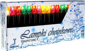 Lampki choinkowe Rumlux Lampki choinkowe tradycyjne na żabki świeczki 16X5W E10 multikolor KCH-5 zielony Rumlux 15