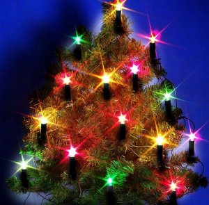 Lampki choinkowe Rumlux Lampki choinkowe tradycyjne na żabki świeczki 16X5W E10 multikolor KCH-5 zielony Rumlux 18