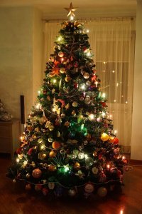 Lampki choinkowe Rumlux Lampki choinkowe tradycyjne na żabki świeczki 16X5W E10 multikolor KCH-5 zielony Rumlux 9