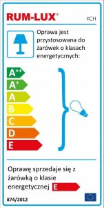 Lampki choinkowe Rumlux Lampki choinkowe tradycyjne na żabki świeczki 16X5W E10 multikolor KCH-5 zielony Rumlux 10