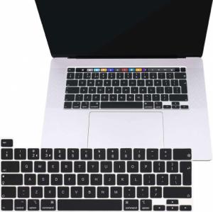 Alogy Nakładka ochronna silikonowa na klawiaturę do Apple Macbook Pro 16/Pro 13 A2141/A2251/A2289/A2338 Czarna uniwersalny 1