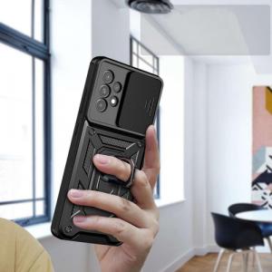 Alogy Alogy Camshield Stand Ring Etui na telefon z osłonką na aparat do Samsung Galaxy A33 5G uniwersalny 7
