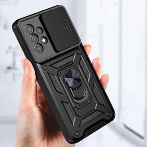 Alogy Alogy Camshield Stand Ring Etui na telefon z osłonką na aparat do Samsung Galaxy A33 5G uniwersalny 8