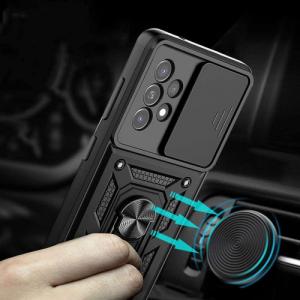 Alogy Alogy Camshield Stand Ring Etui na telefon z osłonką na aparat do Samsung Galaxy A33 5G uniwersalny 9