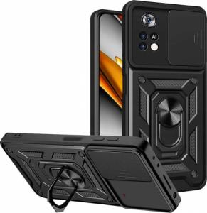 Alogy Alogy Etui na telefon Camshield Stand Ring z osłonką na aparat do Xiaomi Poco X4 Pro 5G uniwersalny 2
