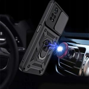 Alogy Alogy Etui na telefon Camshield Stand Ring z osłonką na aparat do Xiaomi Poco X4 Pro 5G uniwersalny 5