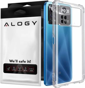 Alogy Alogy Etui na telefon silikonowe pancerne ShockProof do Xiaomi Poco X4 Pro 5G Przezroczyste uniwersalny 1