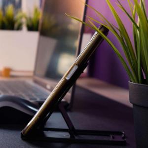 Alogy Alogy regulowany stojak na telefon składana podstawka na biurko Srebrny uniwersalny 3