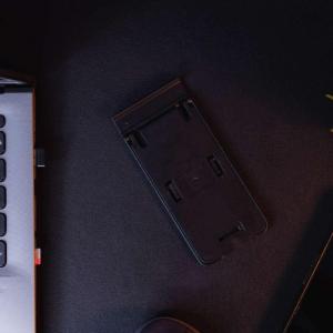 Alogy Alogy regulowany stojak na telefon składana podstawka na biurko Srebrny uniwersalny 4